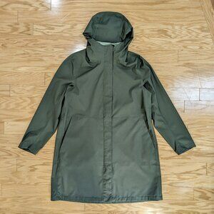 Uniqlo Womens Blocktech Parka Long Rain Jacket